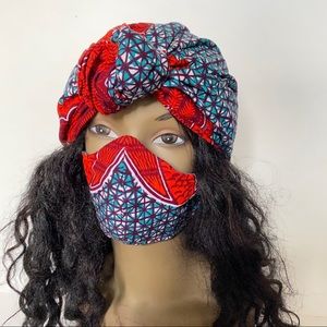 Turban and Facemask set